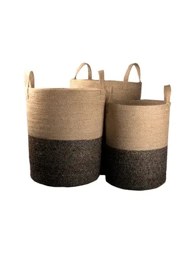 Natural Jute Laundry Basket Product