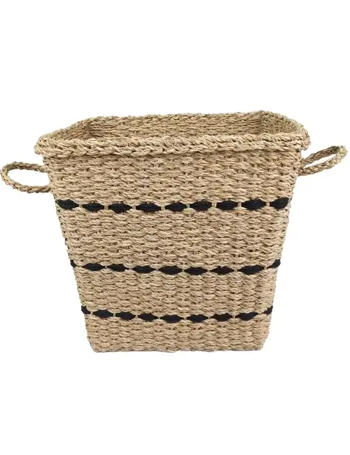 Latest Seagrass Laundry Basket Product 1 - Diamond Crafts BD