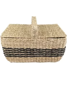 Latest Seagrass Picnic Basket Product 4 - Diamond Crafts BD